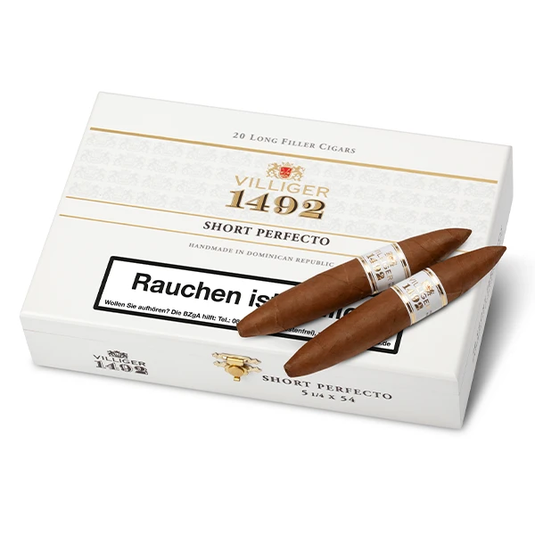 VILLIGER 1492 Zigarren Short Perfecto Kiste